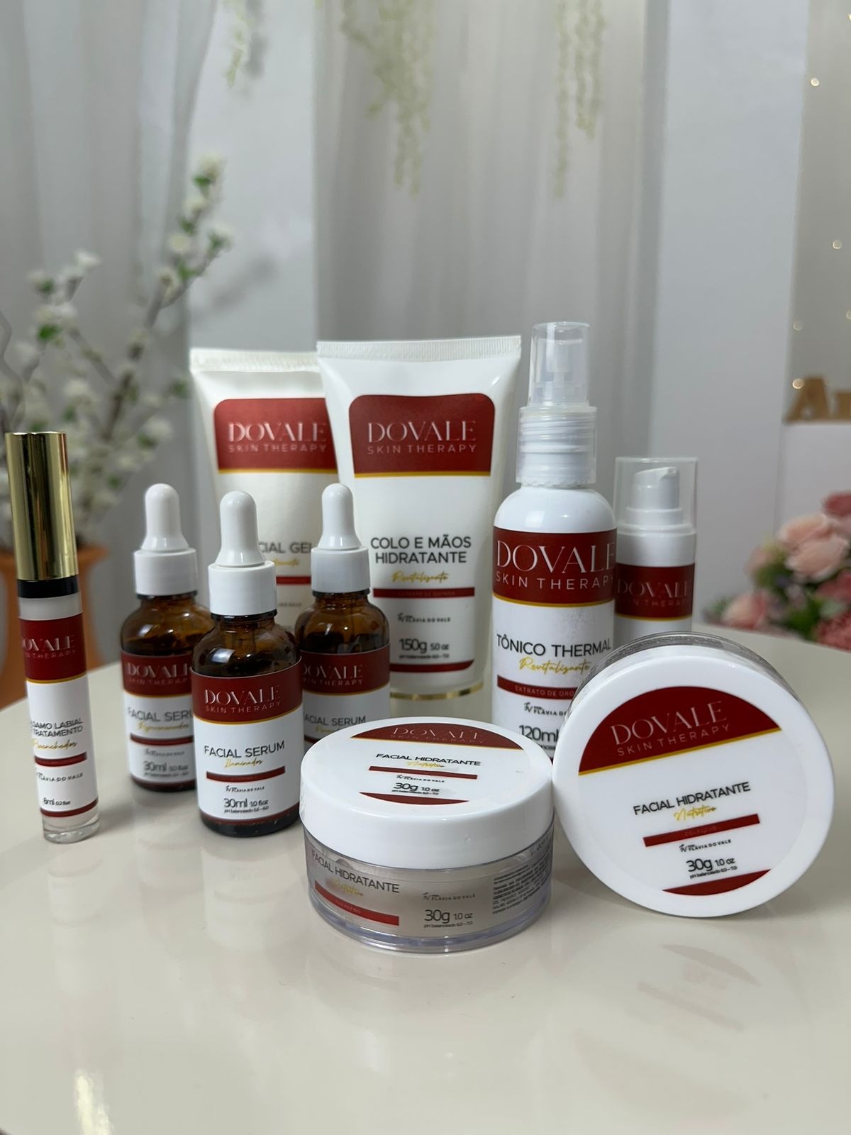 Facial Serum Dovale Skin Therapy — linha de serums clareadores e rejuvenescedores
